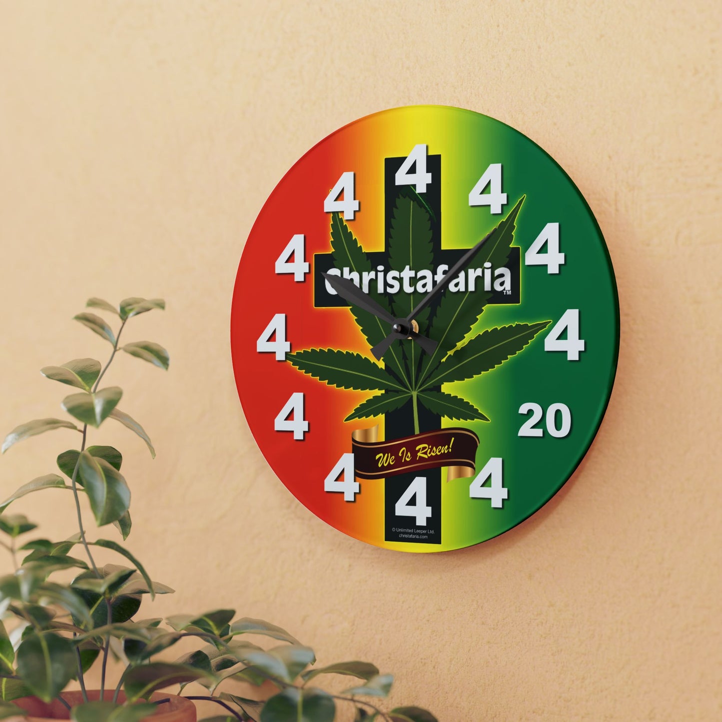 Christafaria™ Clock - Acrylic
