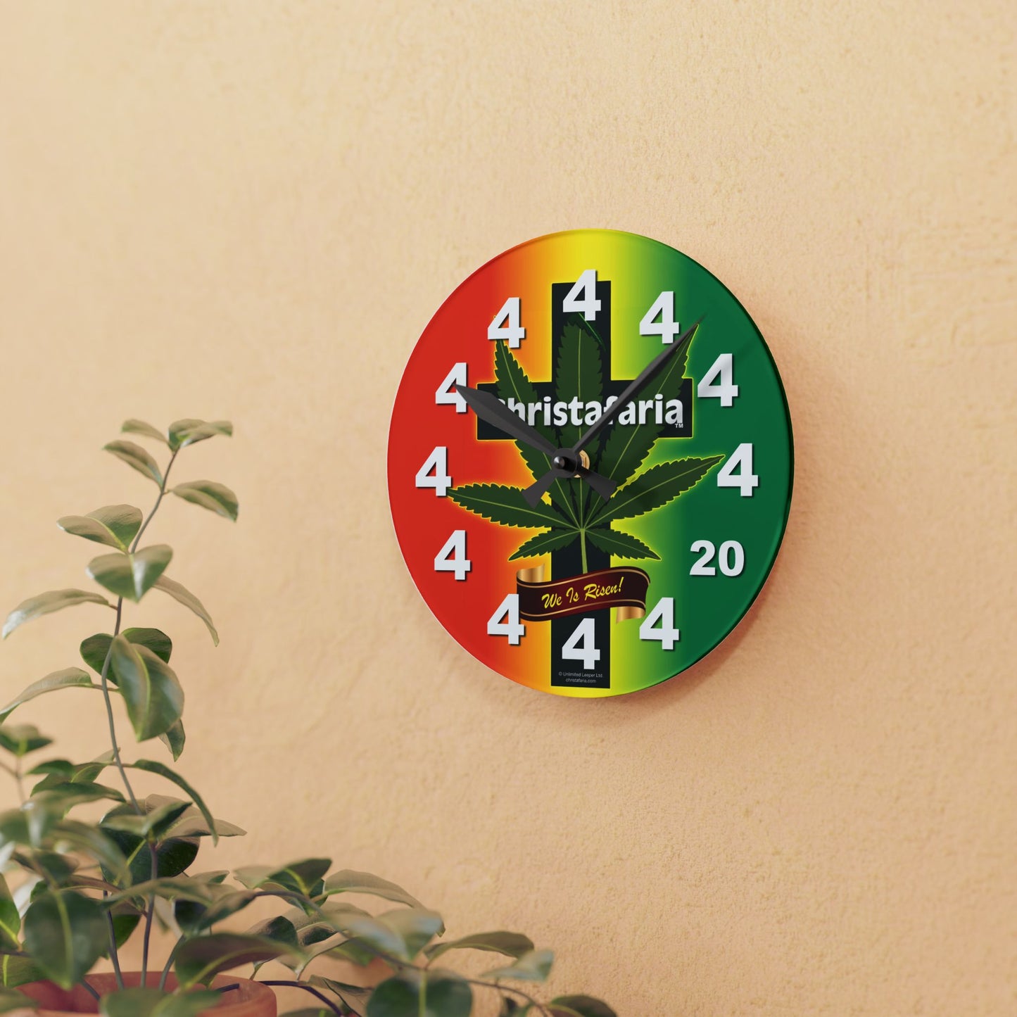 Christafaria™ Clock - Acrylic