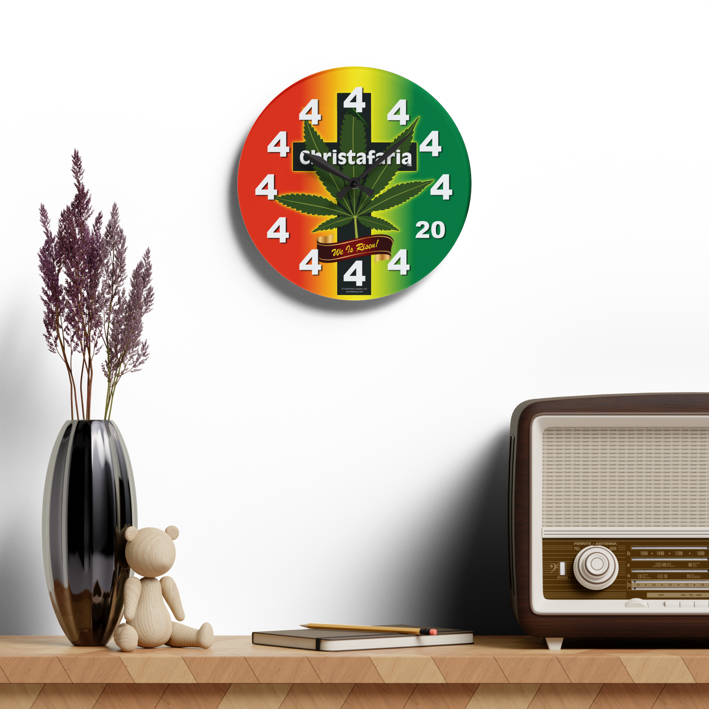 Christafaria™ Clock - Acrylic