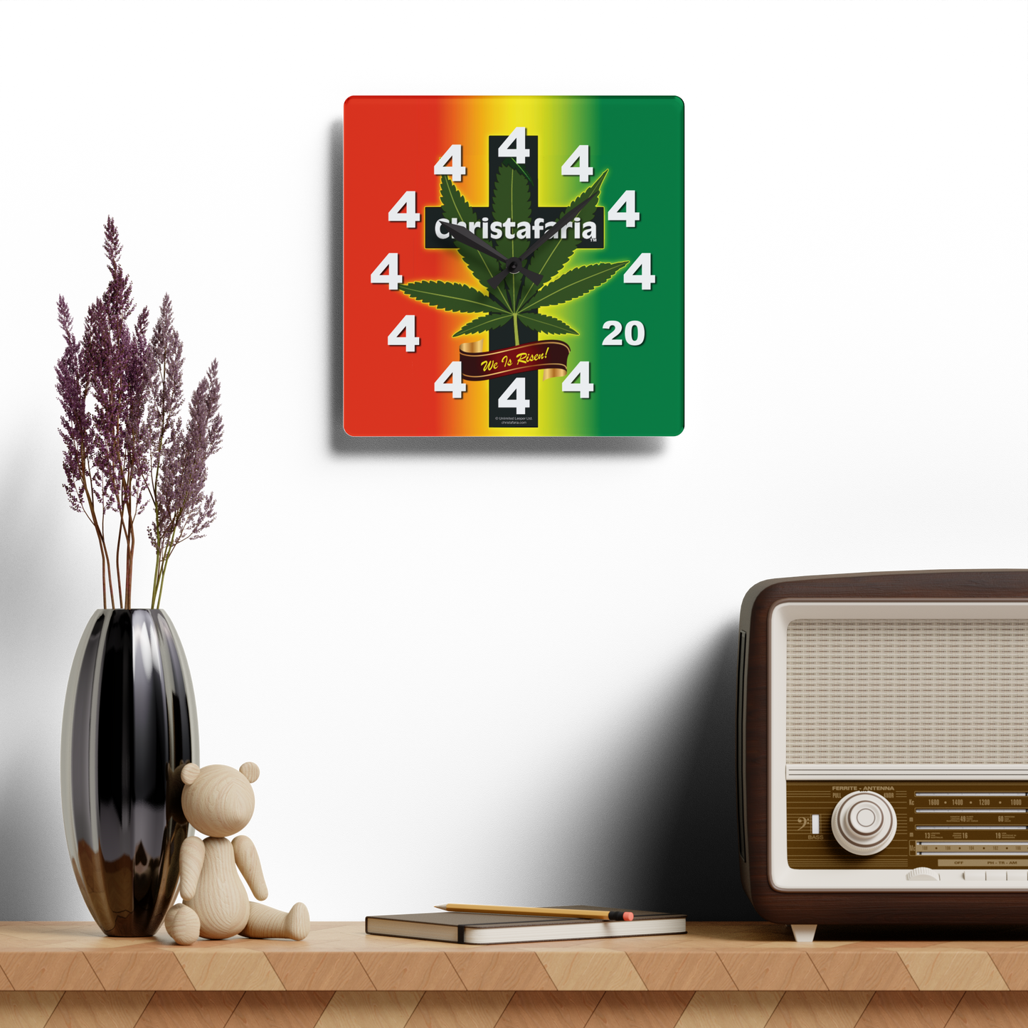 Christafaria™ Clock - Acrylic