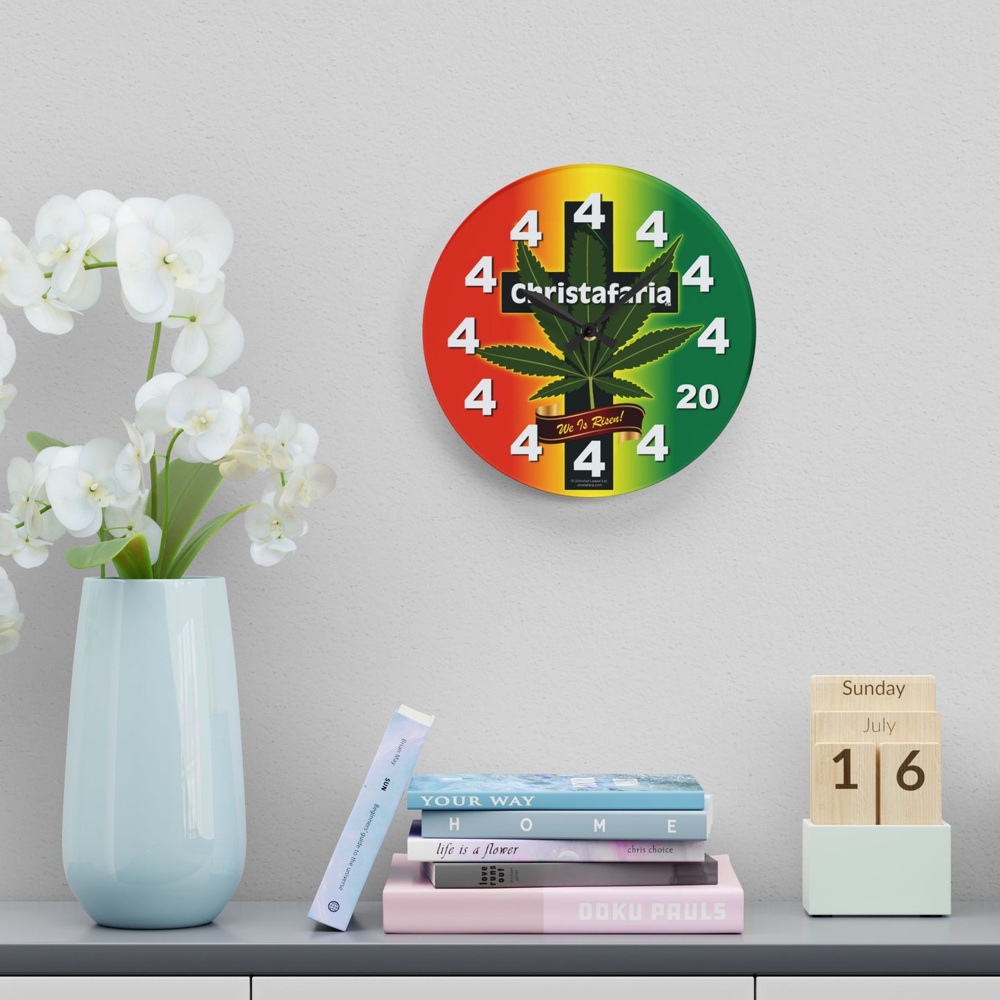 Christafaria™ Clock - Acrylic