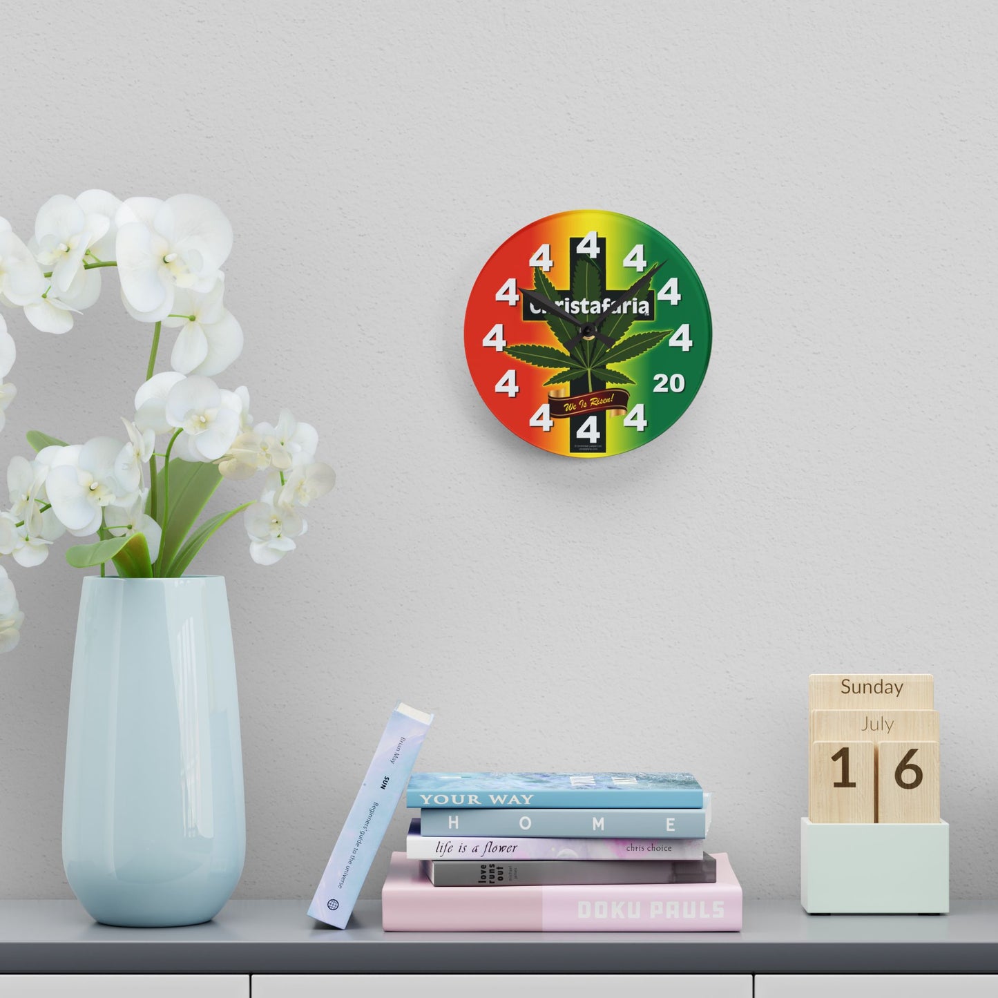 Christafaria™ Clock - Acrylic