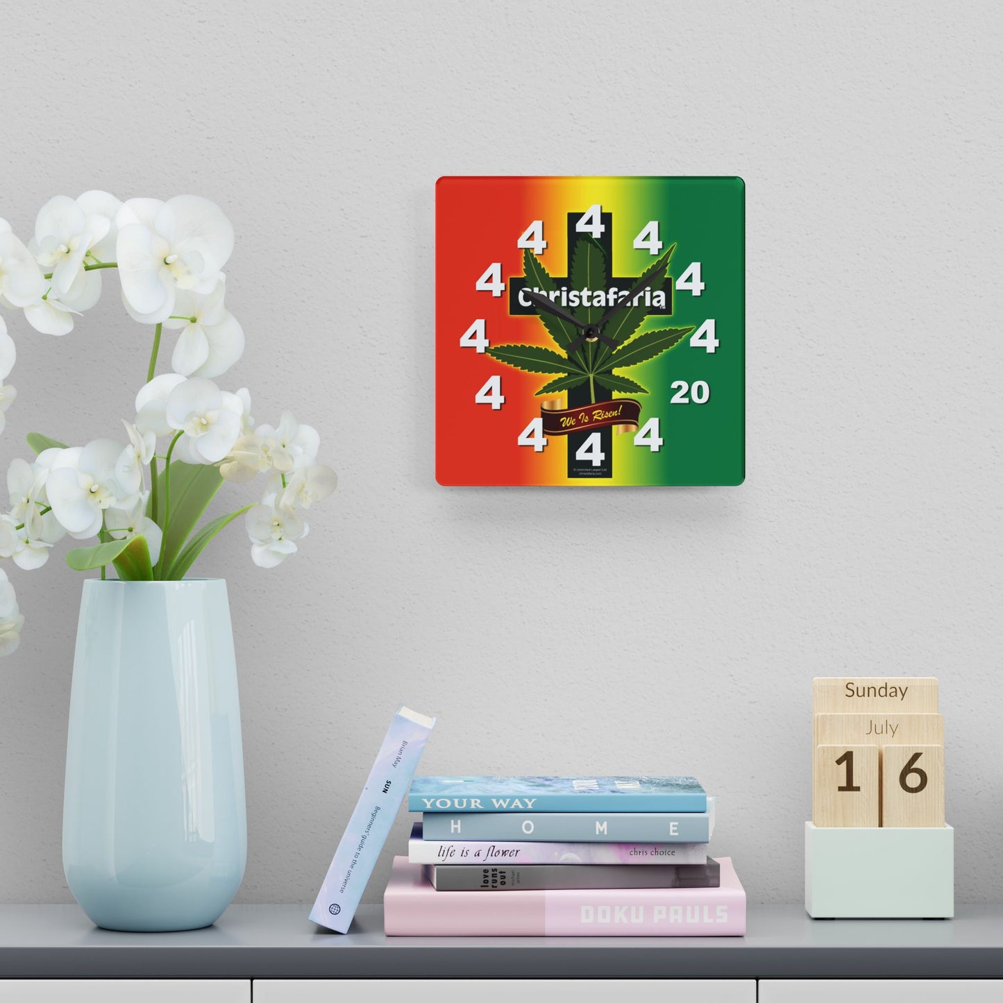 Christafaria™ Clock - Acrylic