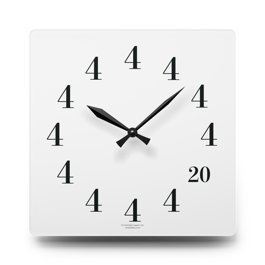 420 Office™ Clock - Acrylic