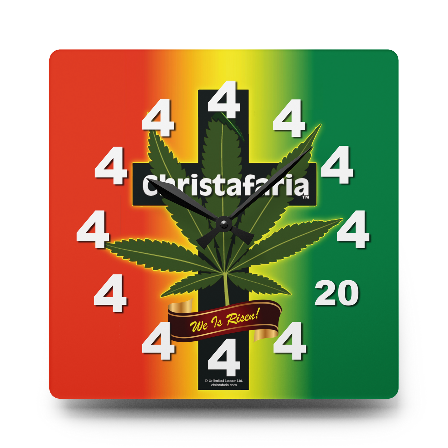Christafaria™ Clock - Acrylic