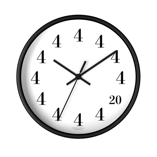 420 Office™ Clock - Framed