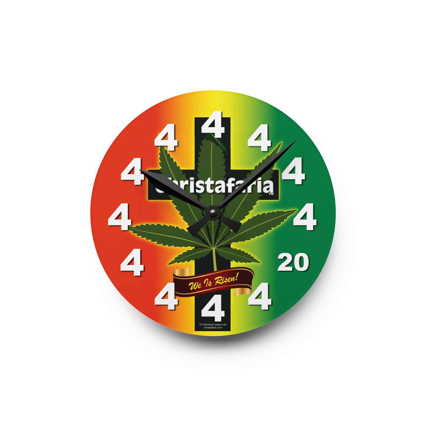 Christafaria™ Clock - Acrylic
