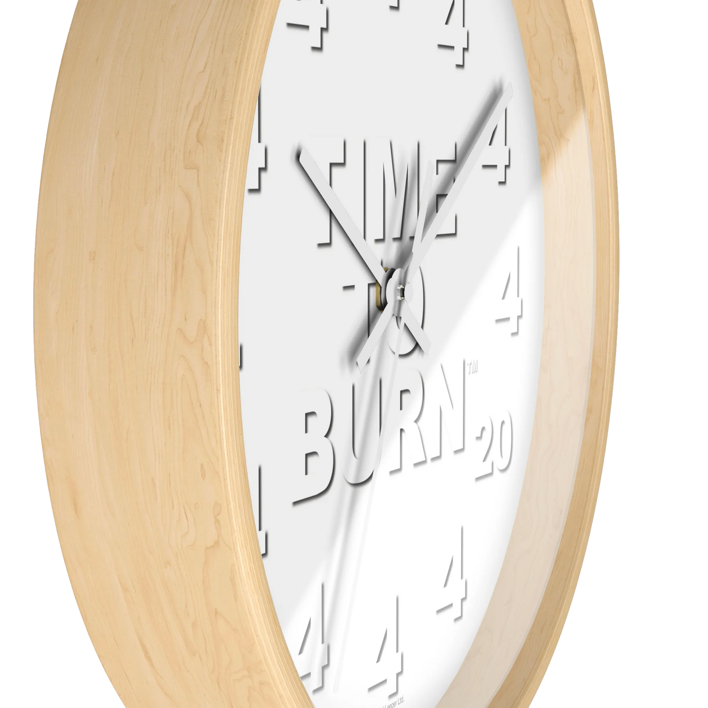Time To Burn™ Clock - Framed
