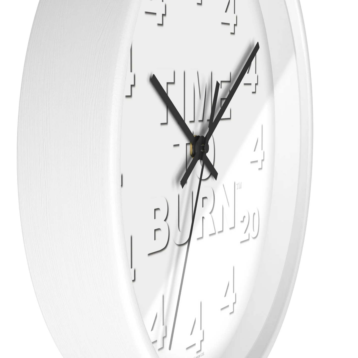 Time To Burn™ Clock - Framed