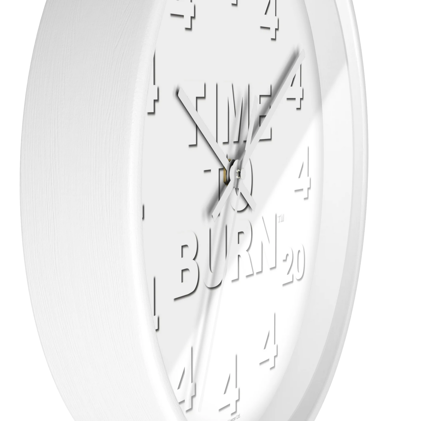 Time To Burn™ Clock - Framed