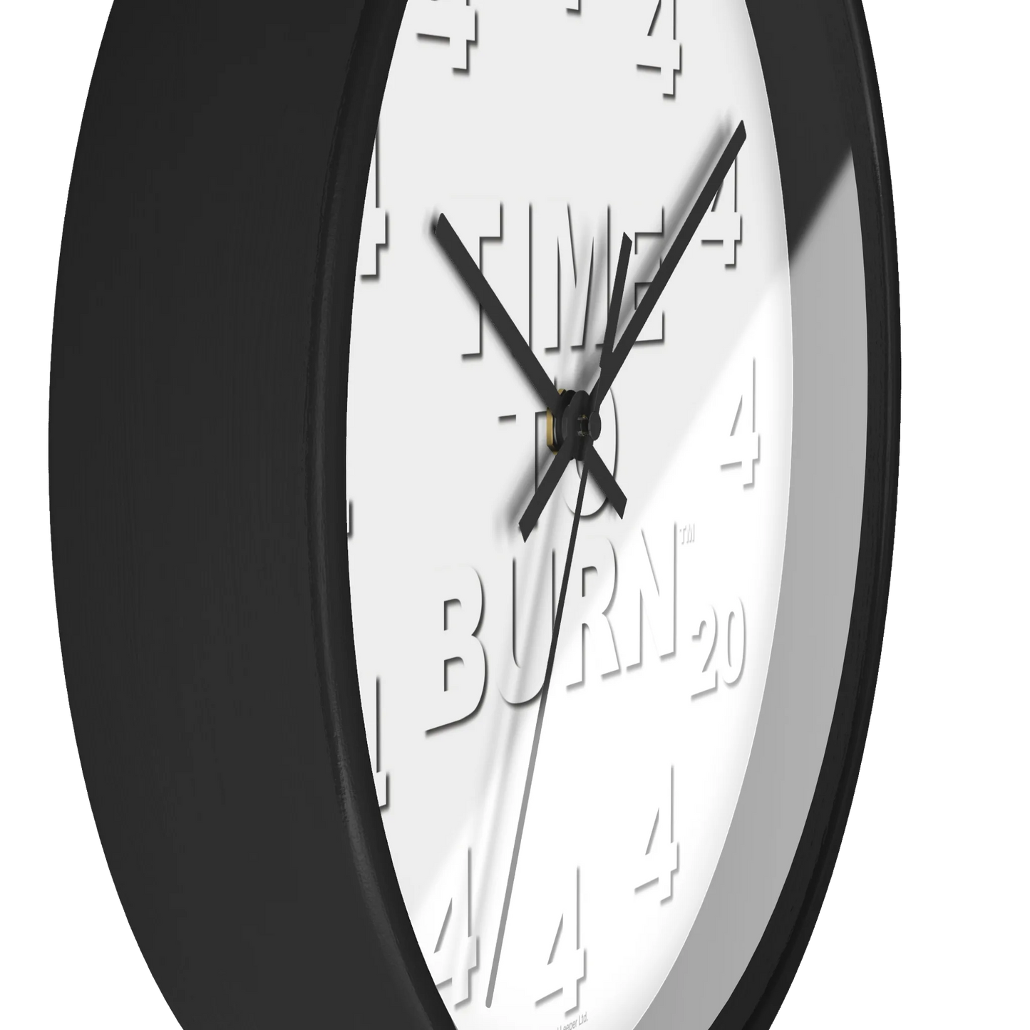 Time To Burn™ Clock - Framed