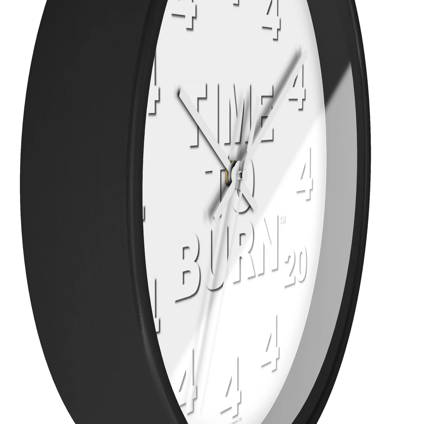 Time To Burn™ Clock - Framed