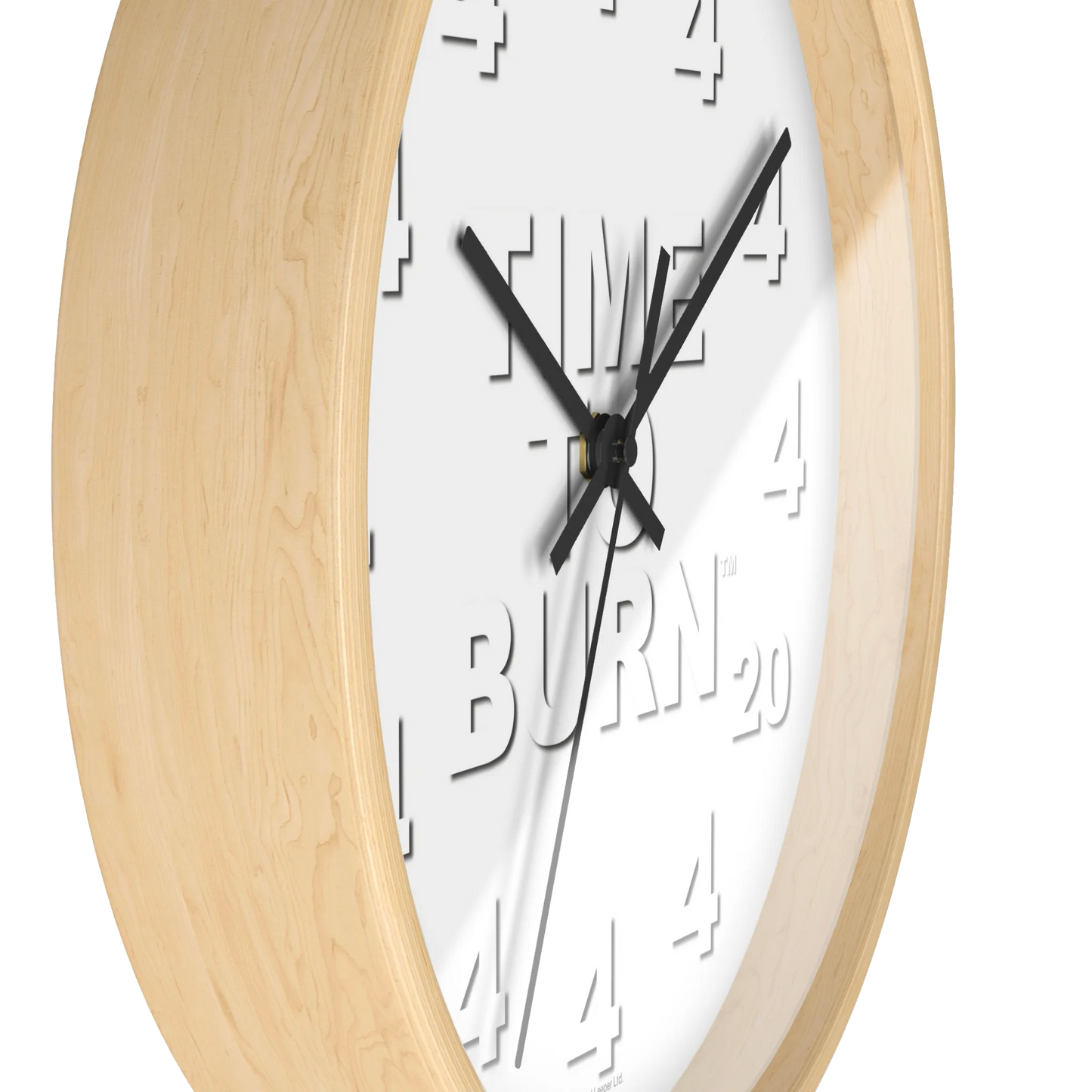 Time To Burn™ Clock - Framed