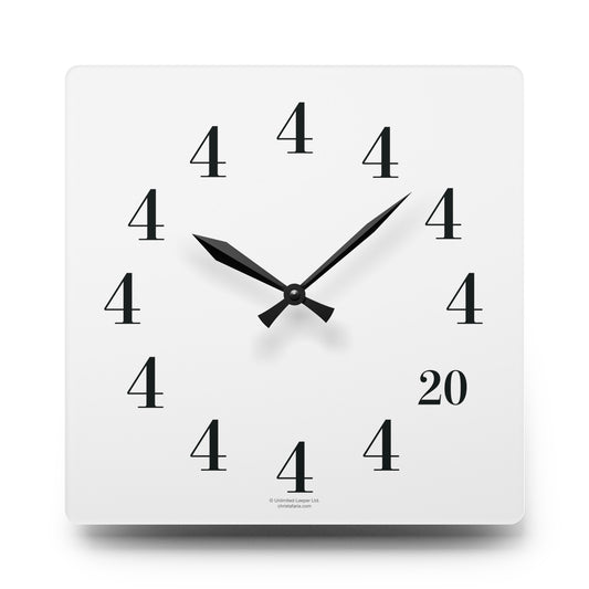 420 Office™ Clock - Acrylic