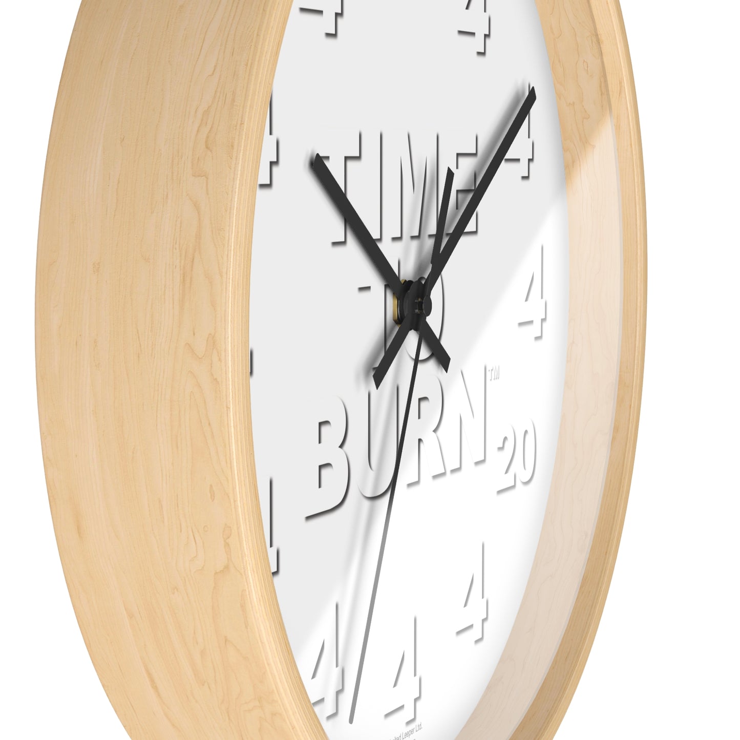 Time To Burn™ Clock - Framed