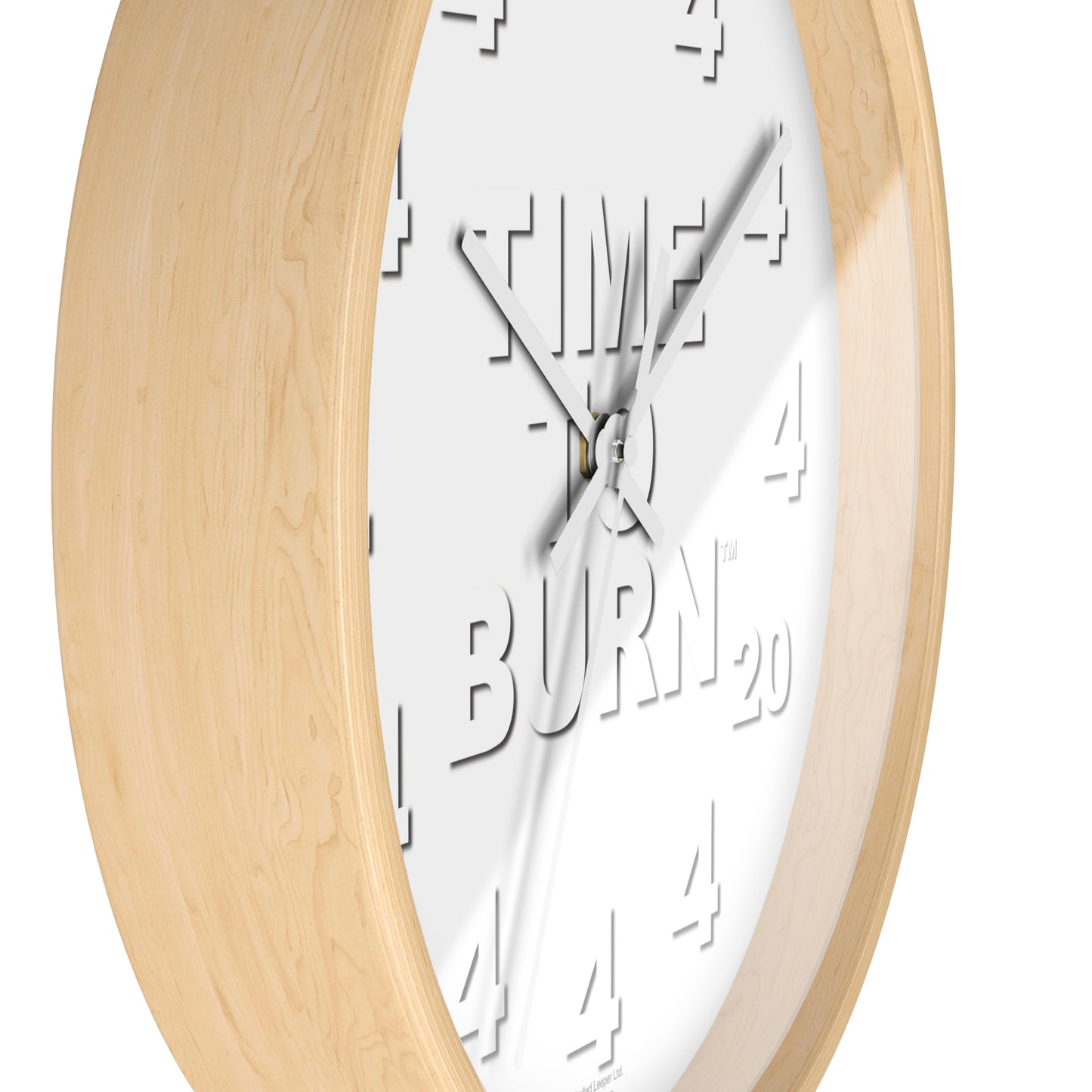 Time To Burn™ Clock - Framed