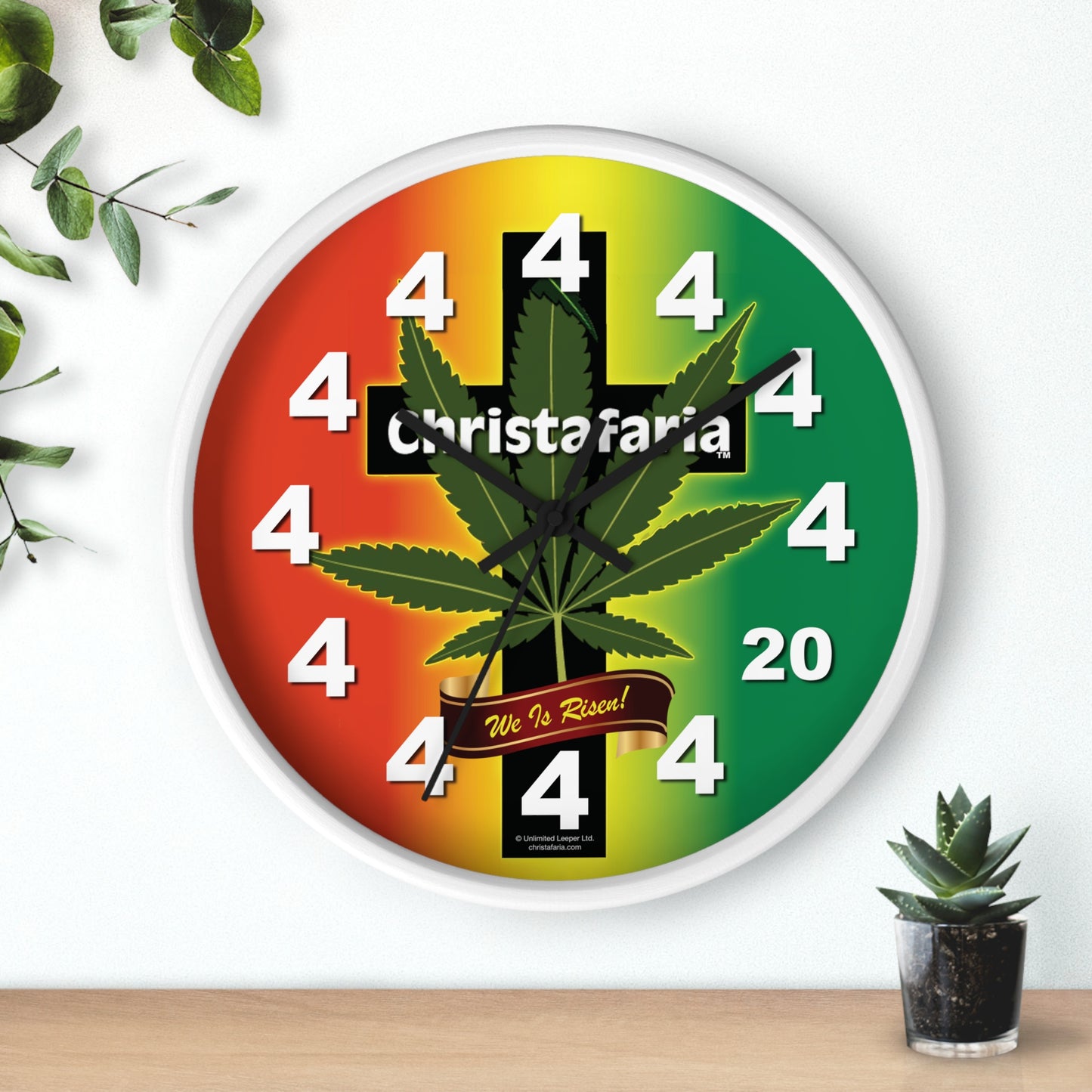 Christafaria™ Clock - Framed