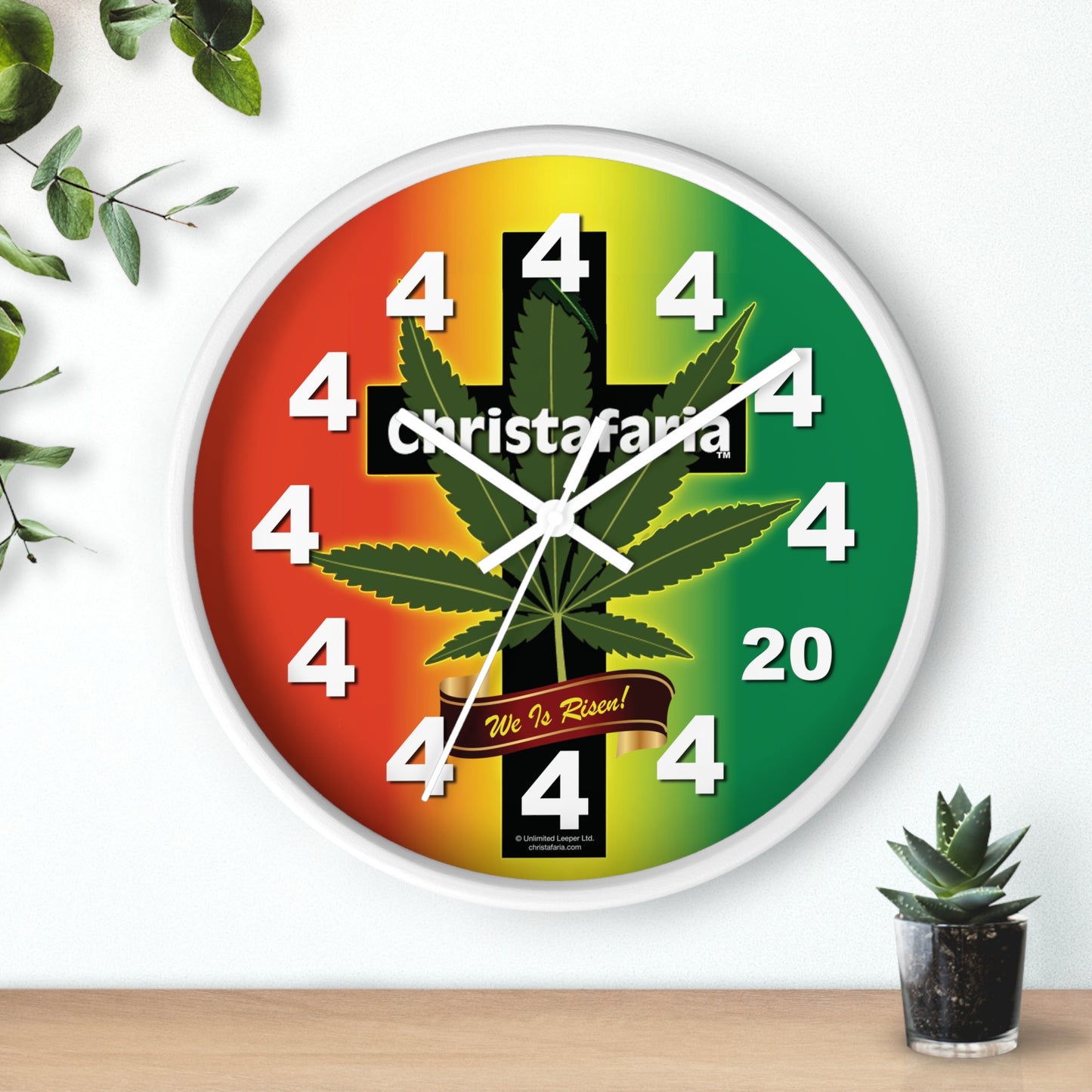 Christafaria™ Clock - Framed