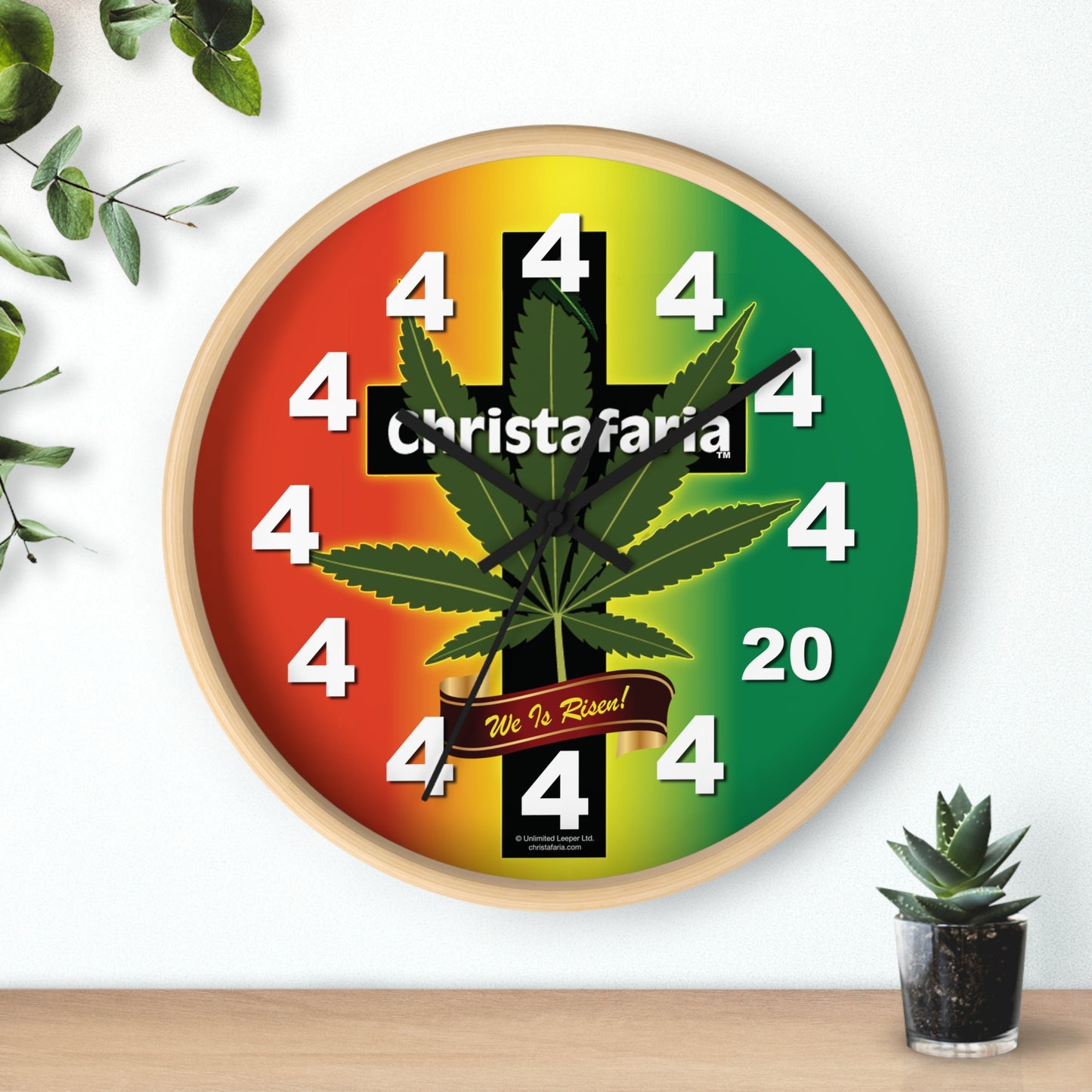 Christafaria™ Clock - Framed