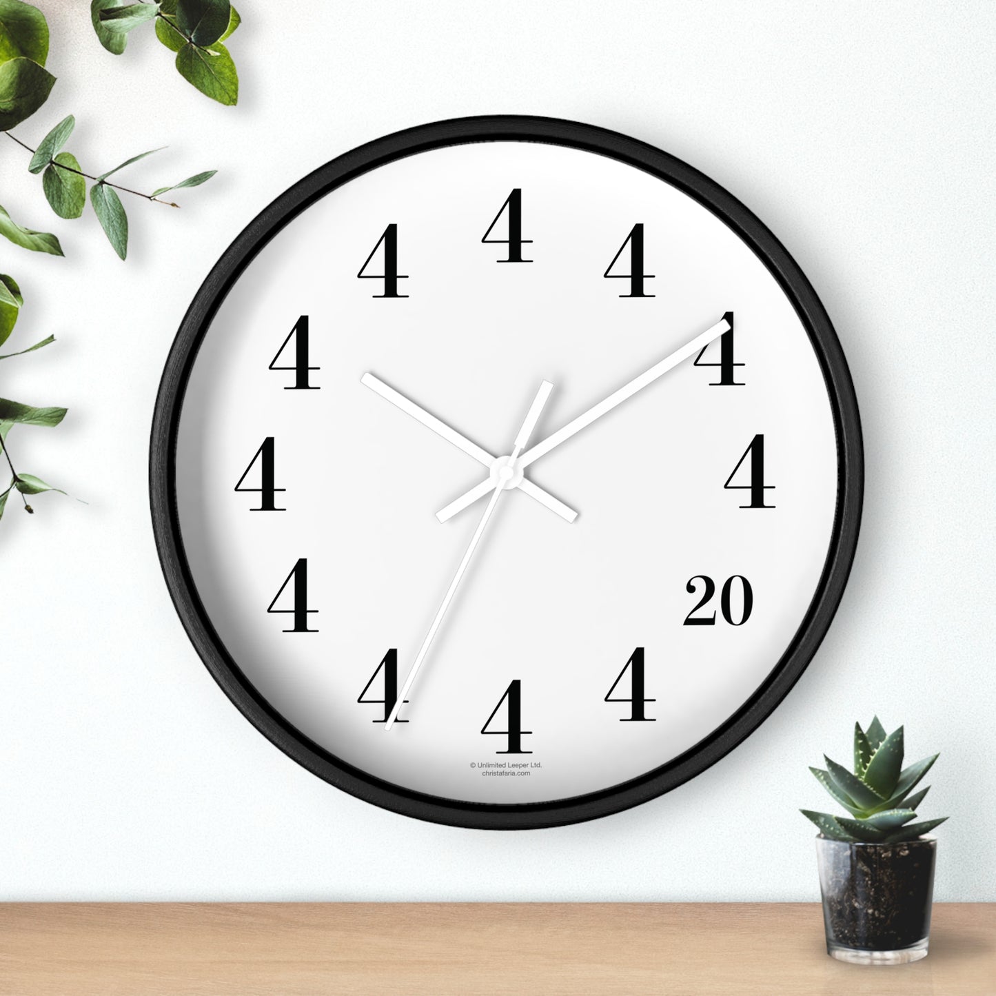 420 Office™ Clock - Framed