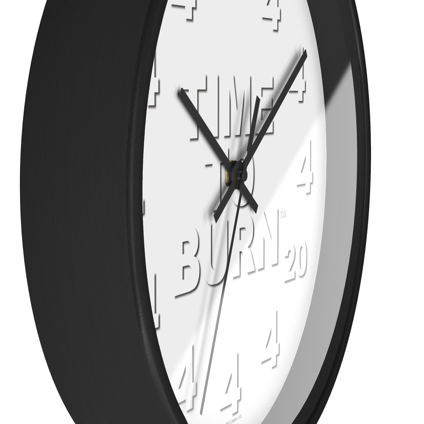 Time To Burn™ Clock - Framed