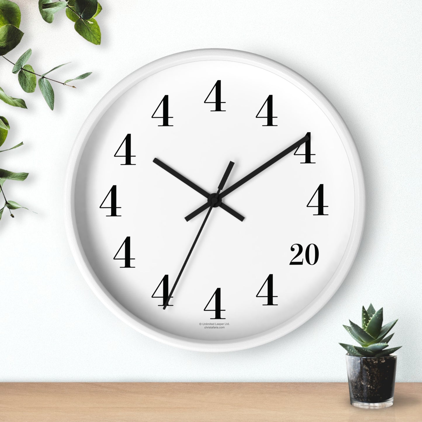 420 Office™ Clock - Framed