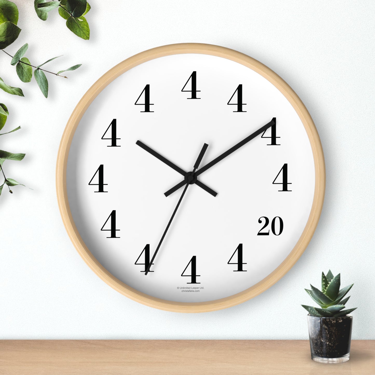 420 Office™ Clock - Framed