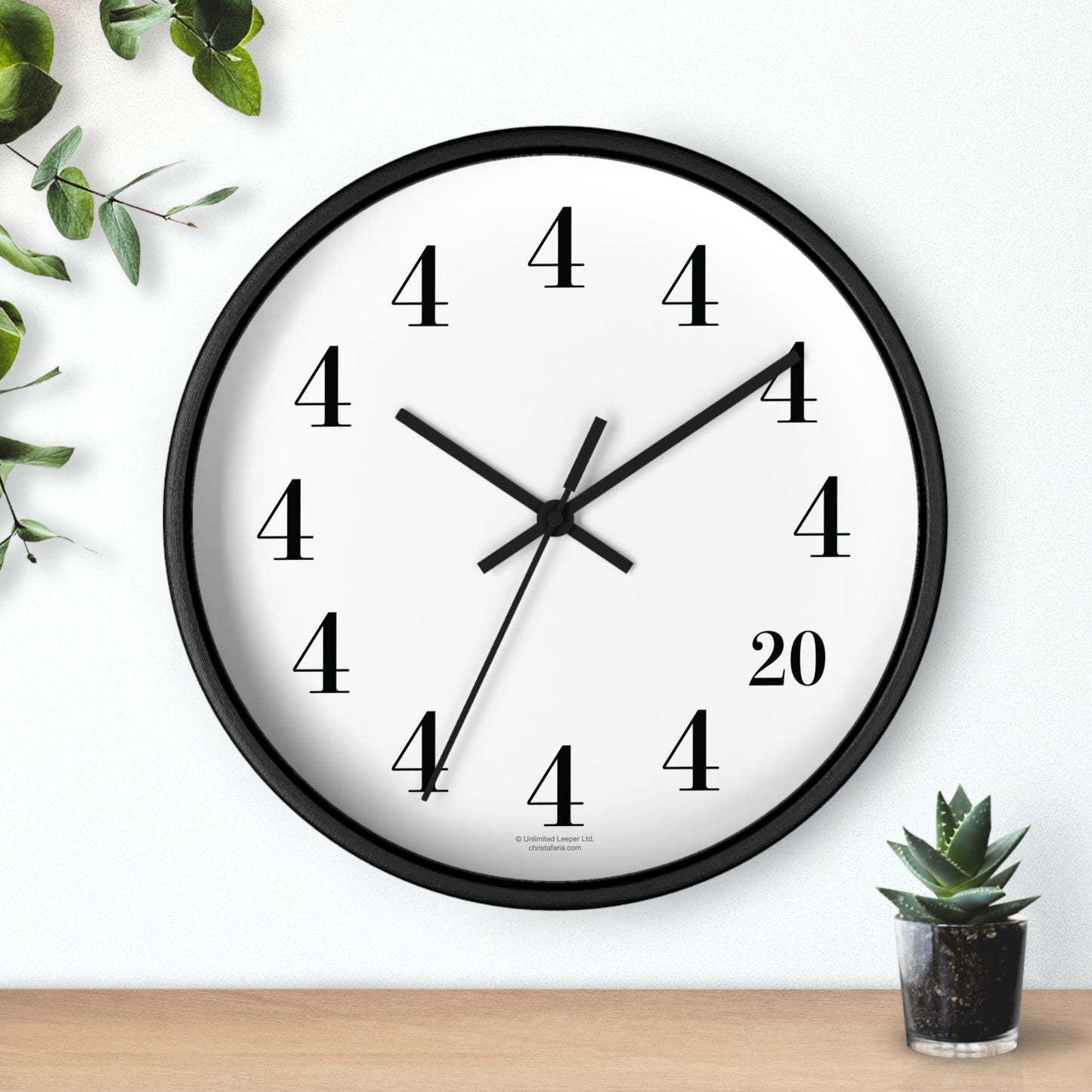 420 Office™ Clock - Framed