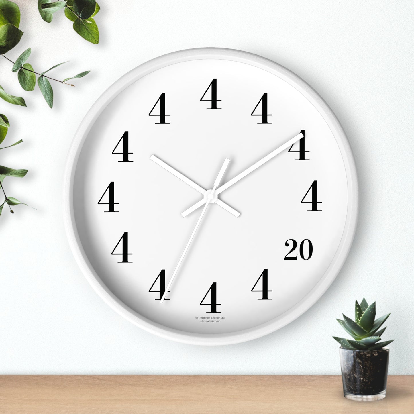 420 Office™ Clock - Framed