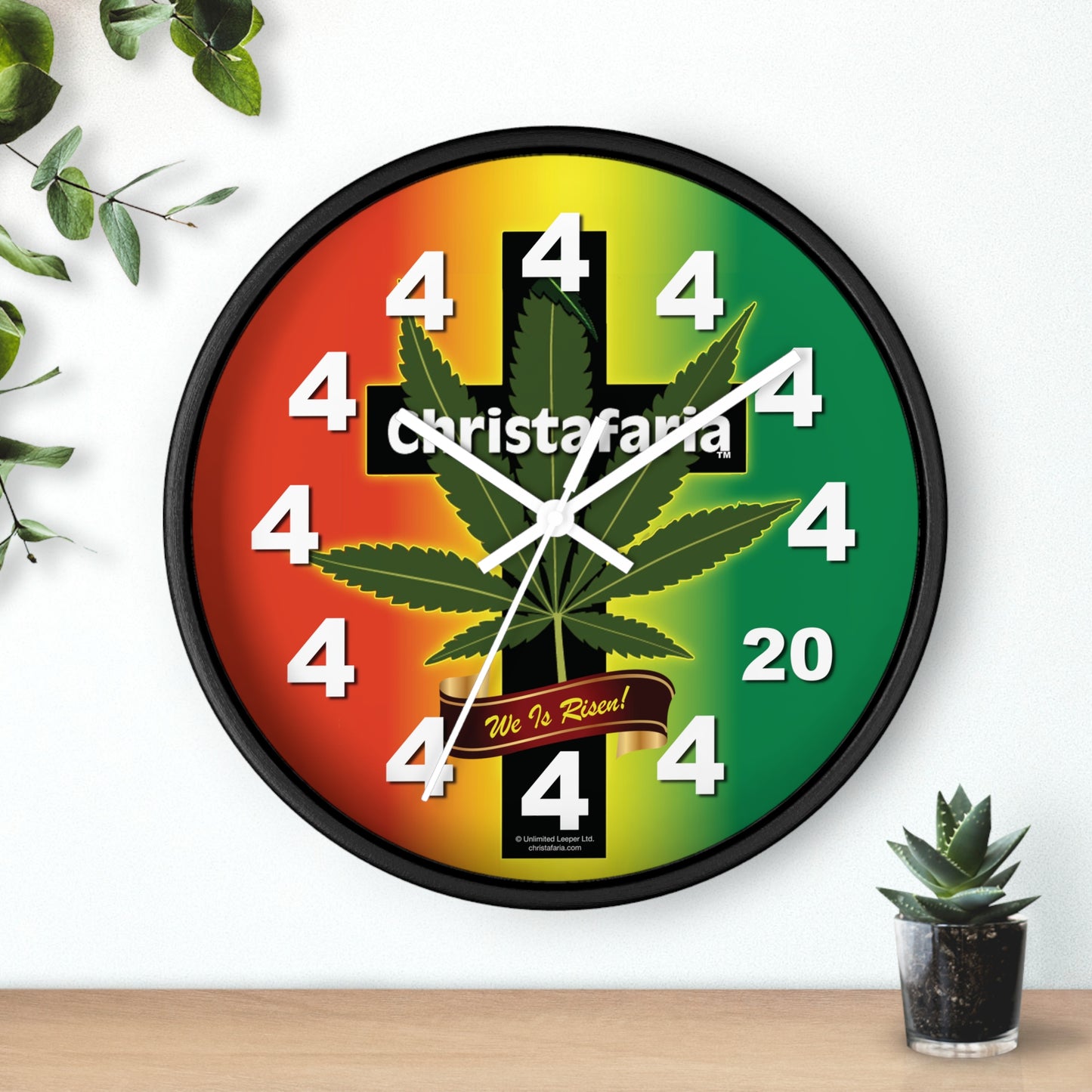 Christafaria™ Clock - Framed