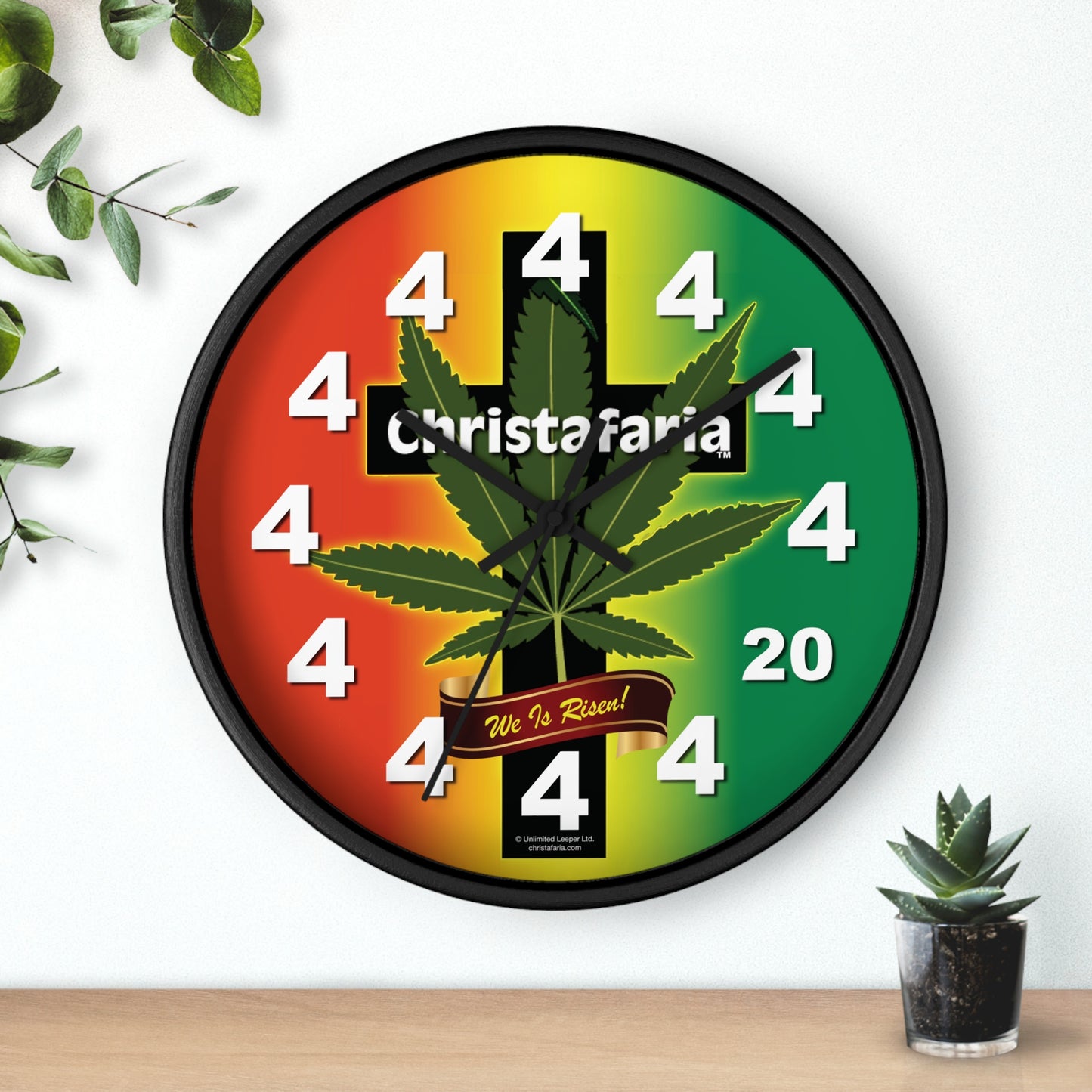 Christafaria™ Clock - Framed