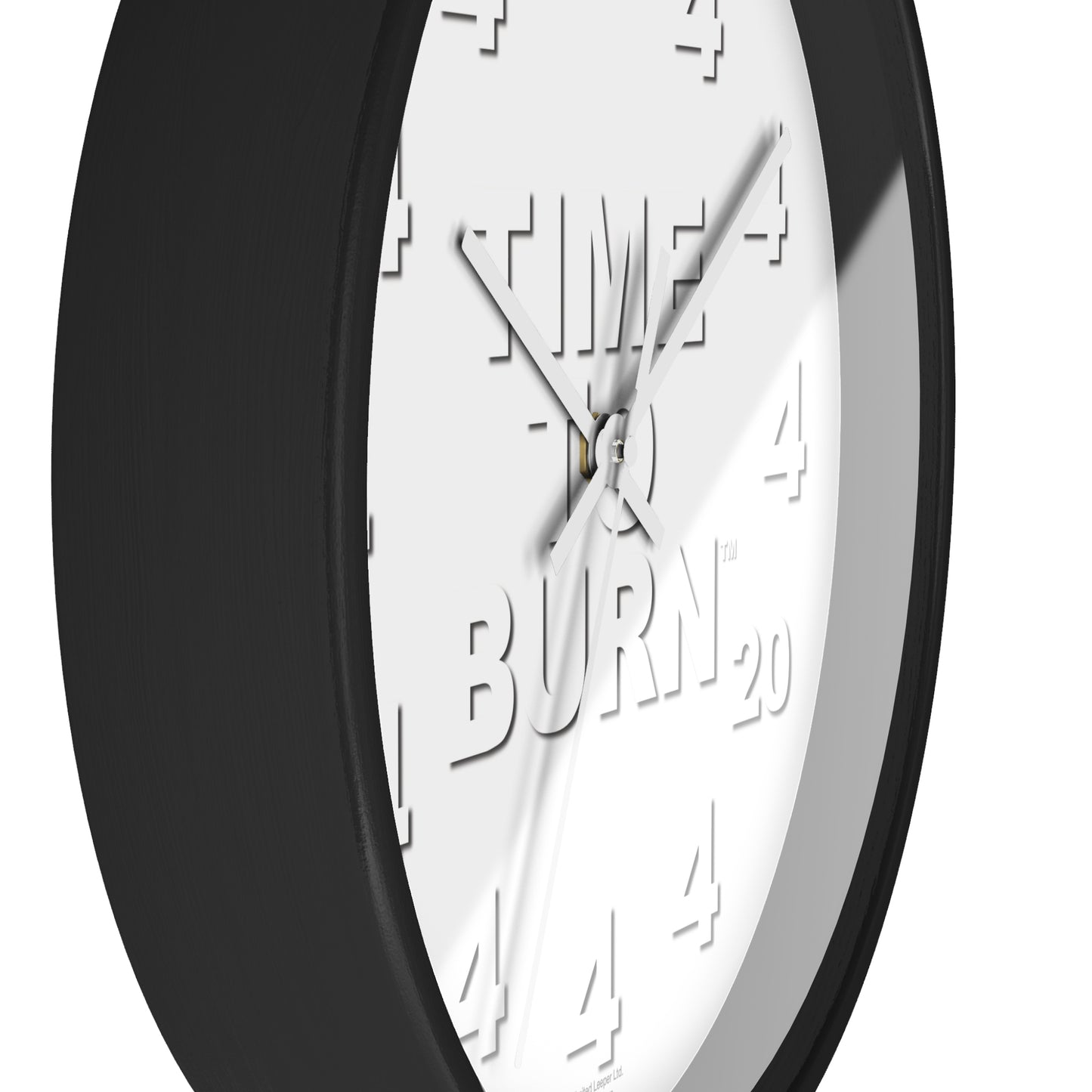 Time To Burn™ Clock - Framed