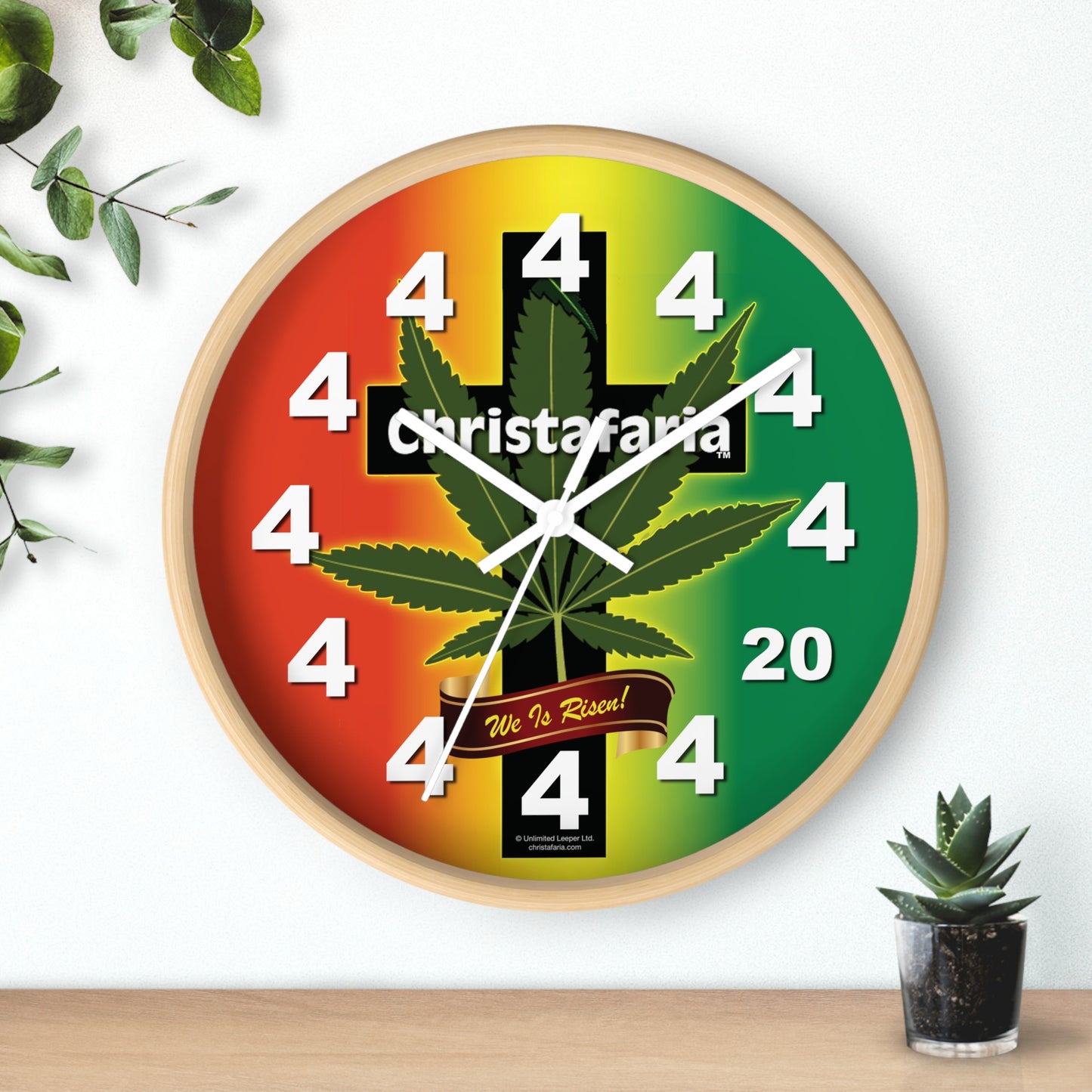 Christafaria™ Clock - Framed