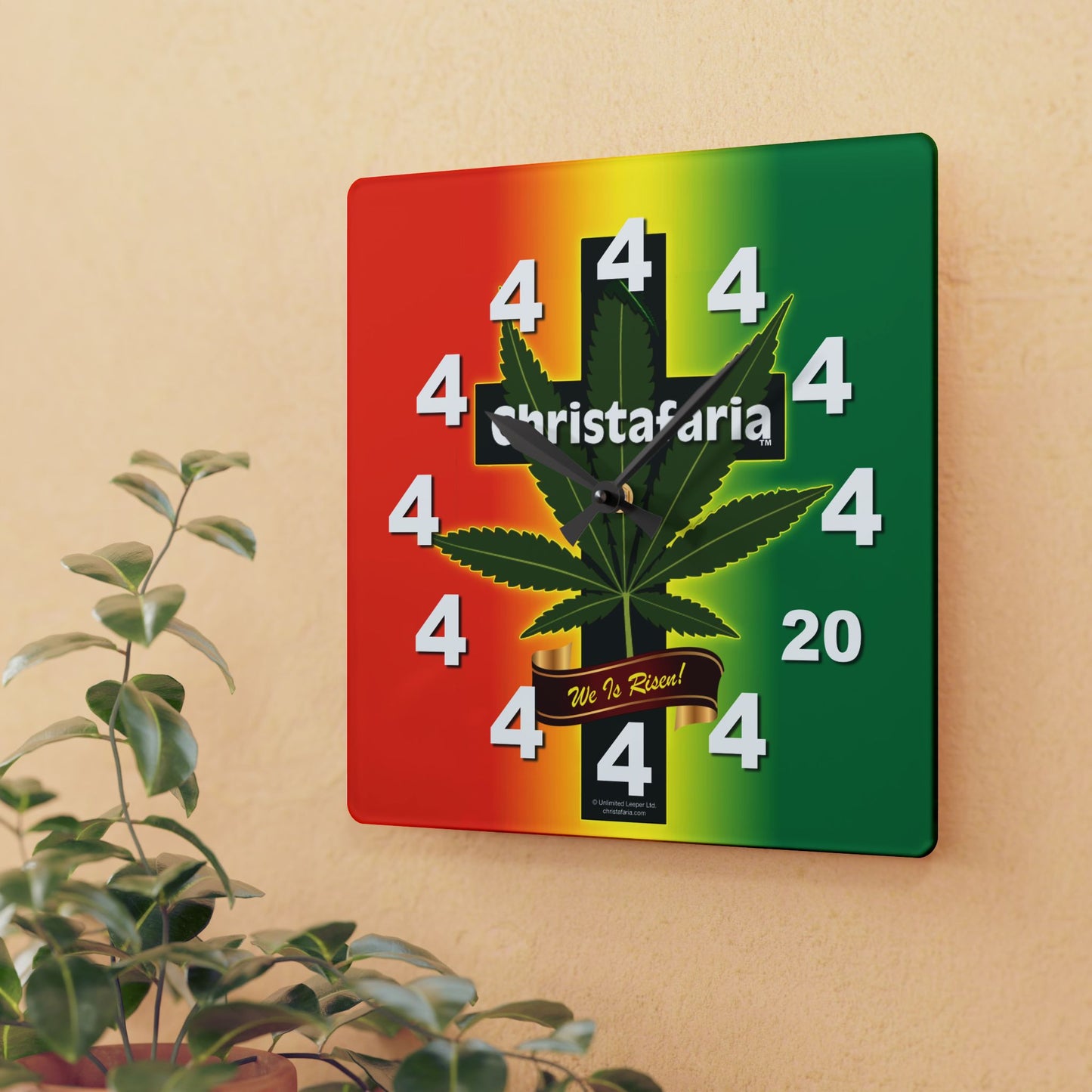 Christafaria™ Clock - Acrylic