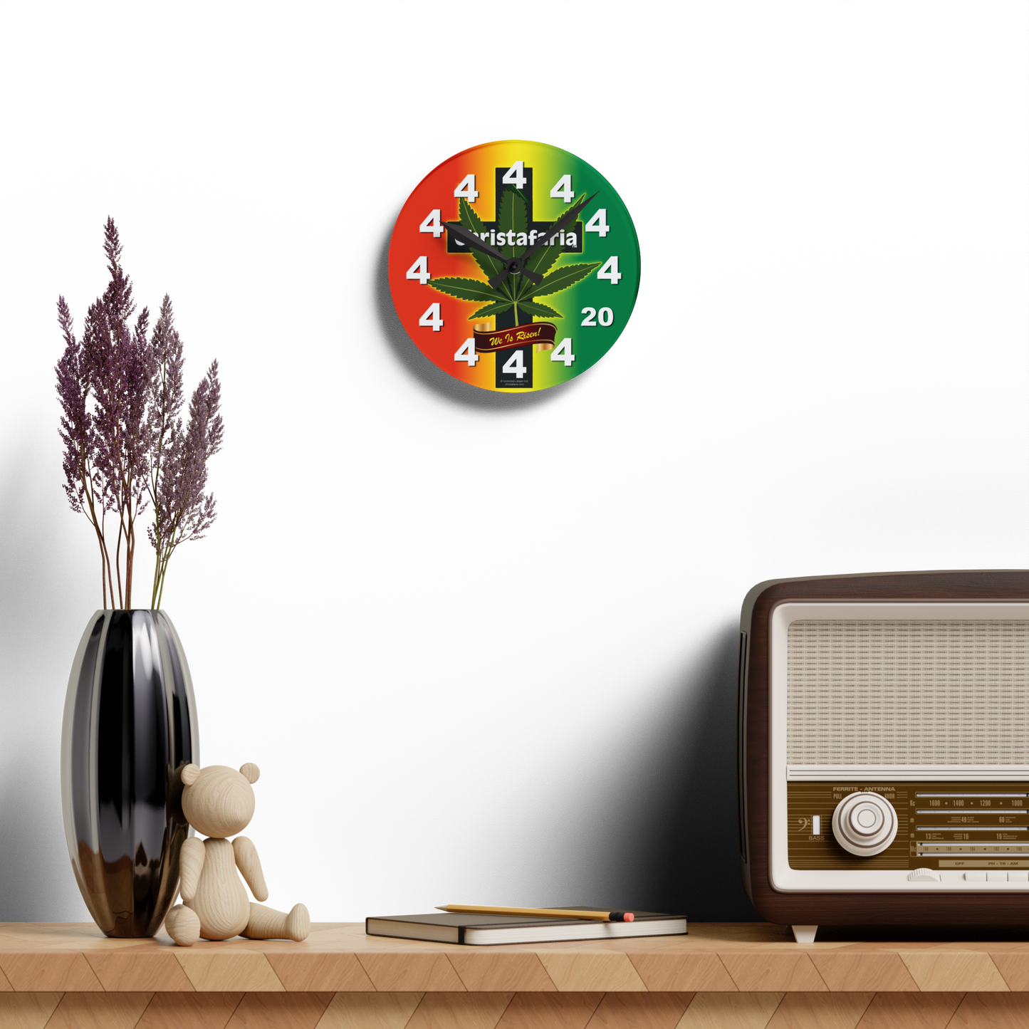 Christafaria™ Clock - Acrylic