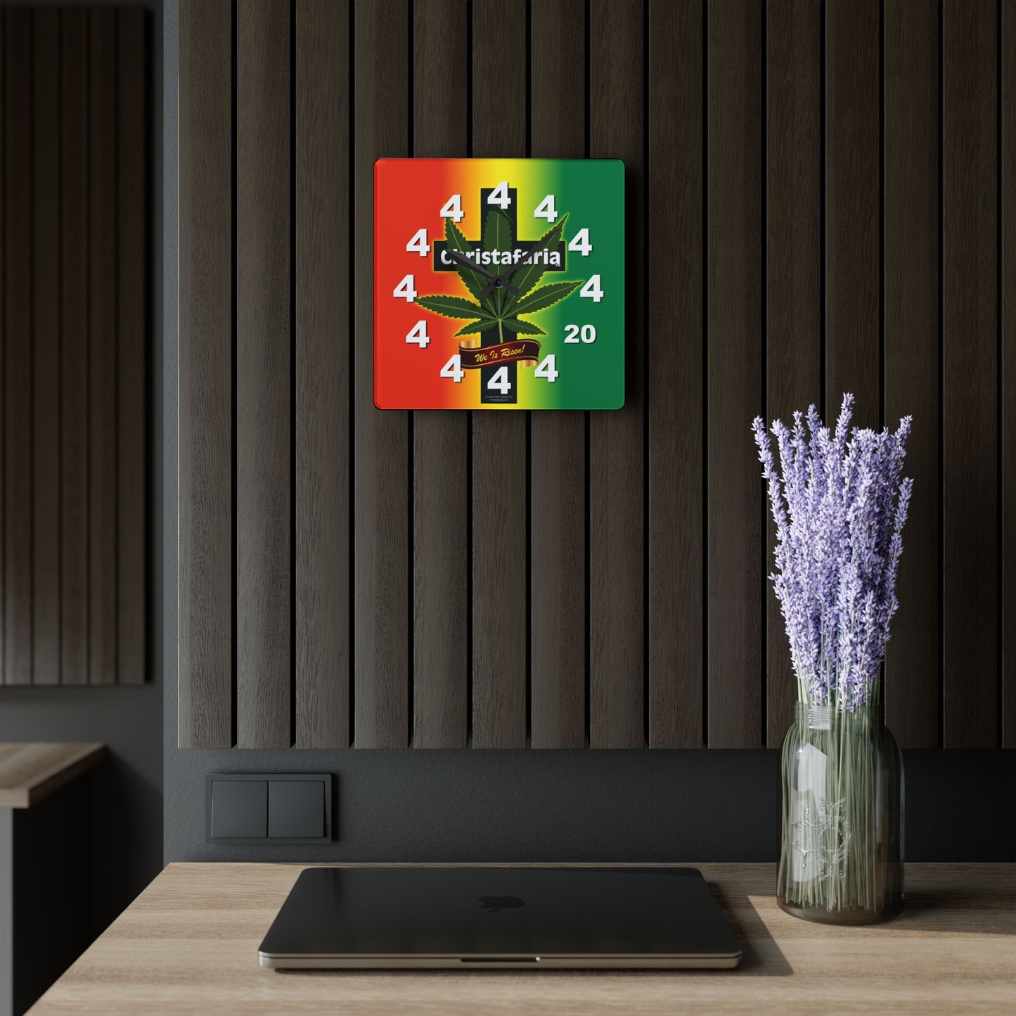 Christafaria™ Clock - Acrylic