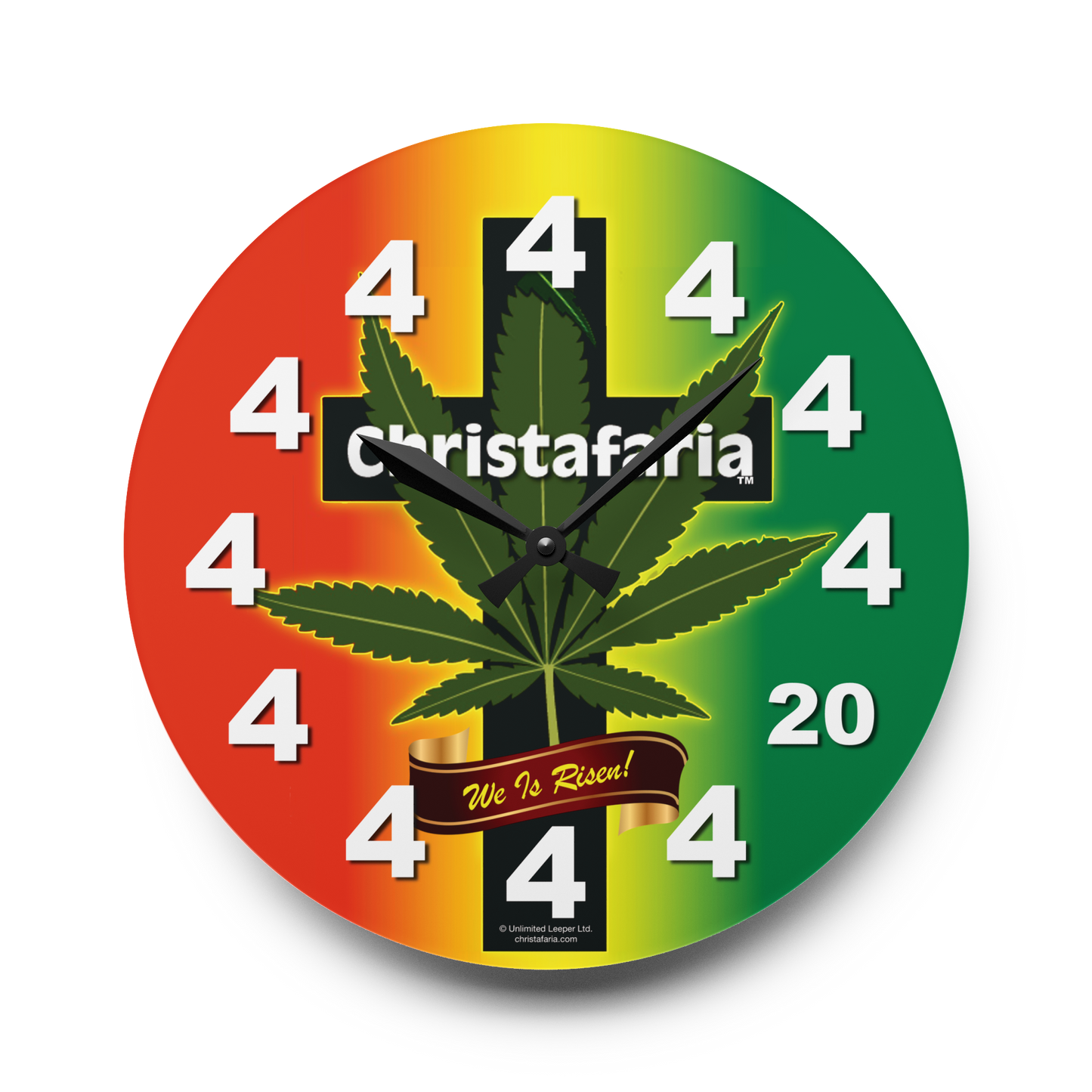 Christafaria™ Clock - Acrylic